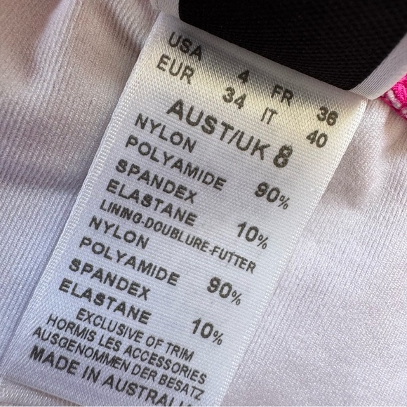 NEW Jets by Jessika Allen Bikini Set Magenta Pink Size 4 - Picture 10 of 12